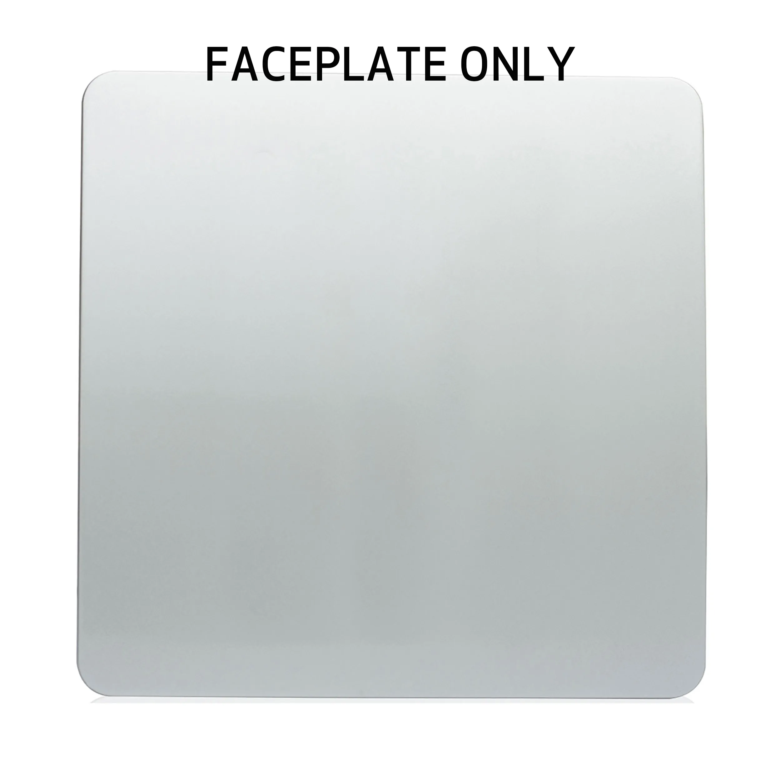 Platinum Silver Spare Plate Wiring Accessories Trendi Decorative Screwless